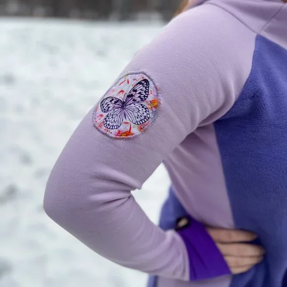 Made in Alaska Solstice Creations Fleece Hoodie Tunic Dress - Picture 2 of 7